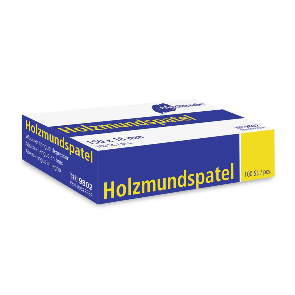 Holzmundspatel, steril, 150 x 18 mm, 100 Stück