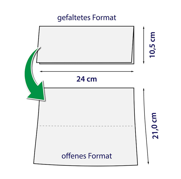 Papierhandtücher, V-Falz, 2-lagig, recycling papier weiss, Karton à 4000 Stück